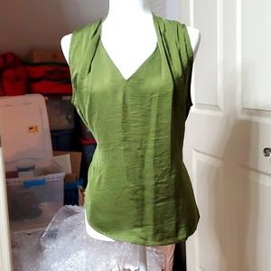 Olive green camisole top